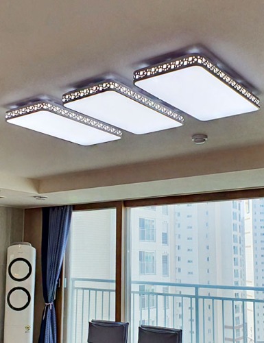 LED 프라임 거실 2등 50W (화이트)
